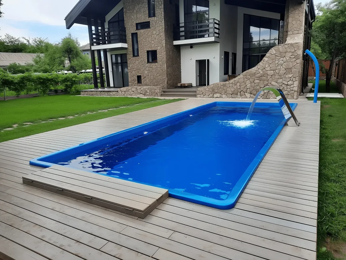 Композитный бассейн Laguna 9 — вид сверху в Перми