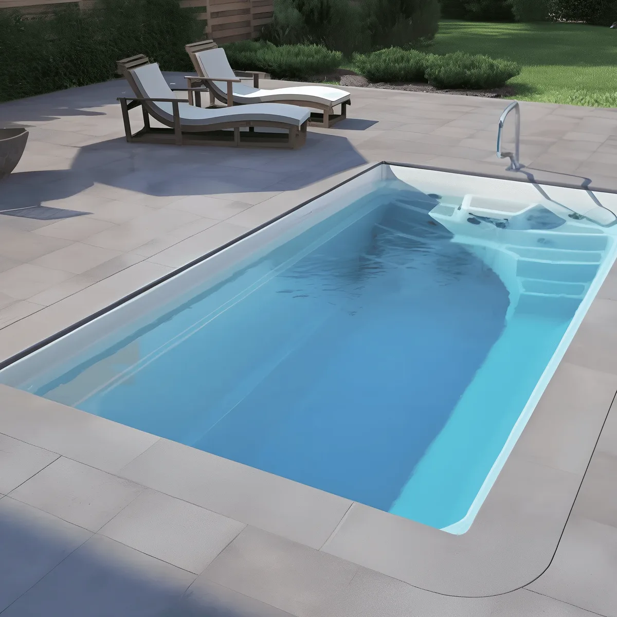 Композитный бассейн Laguna 5 — вид сверху в Перми