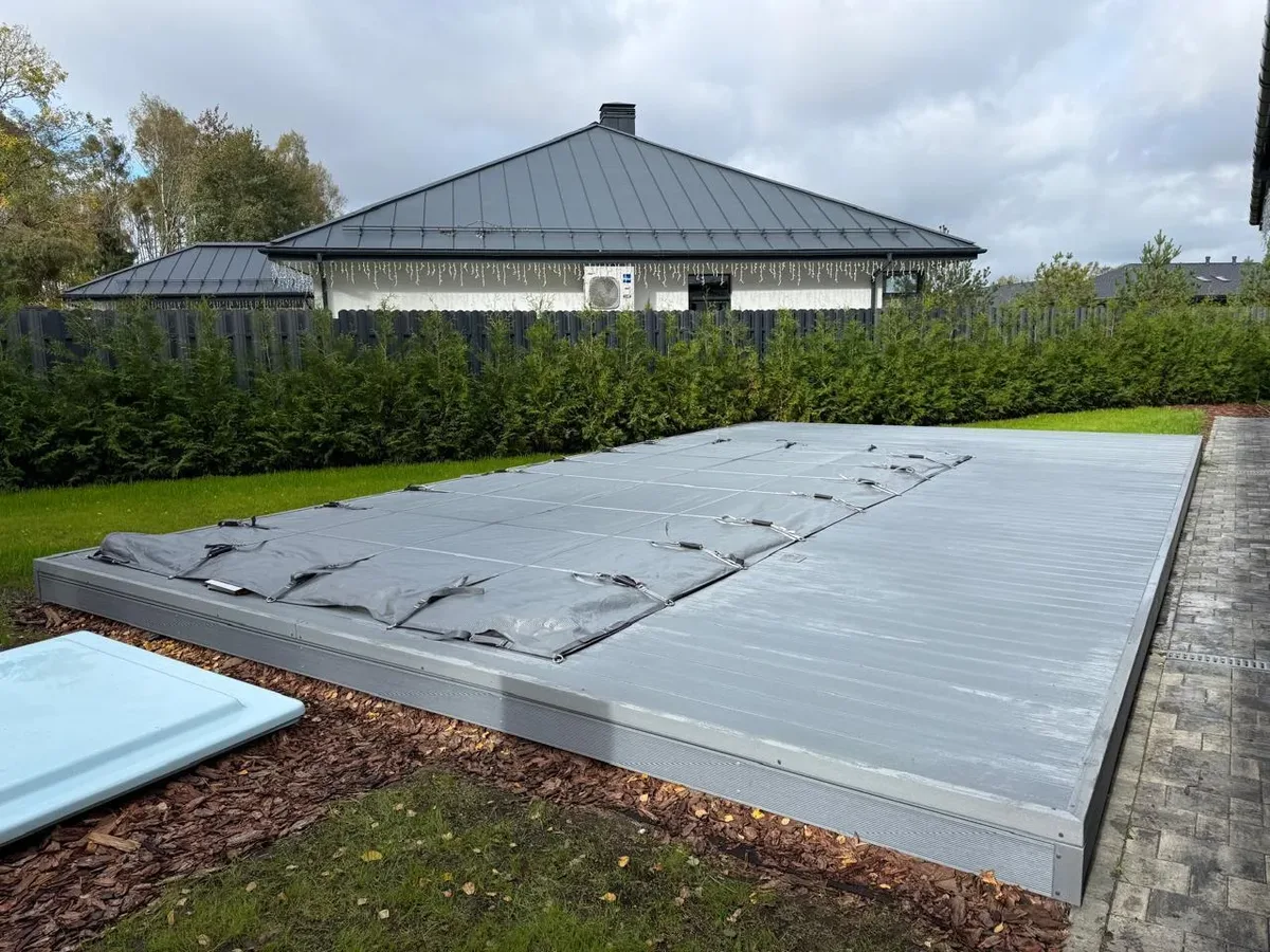 Покрывало Laguna Cover Mesh — установка в Перми